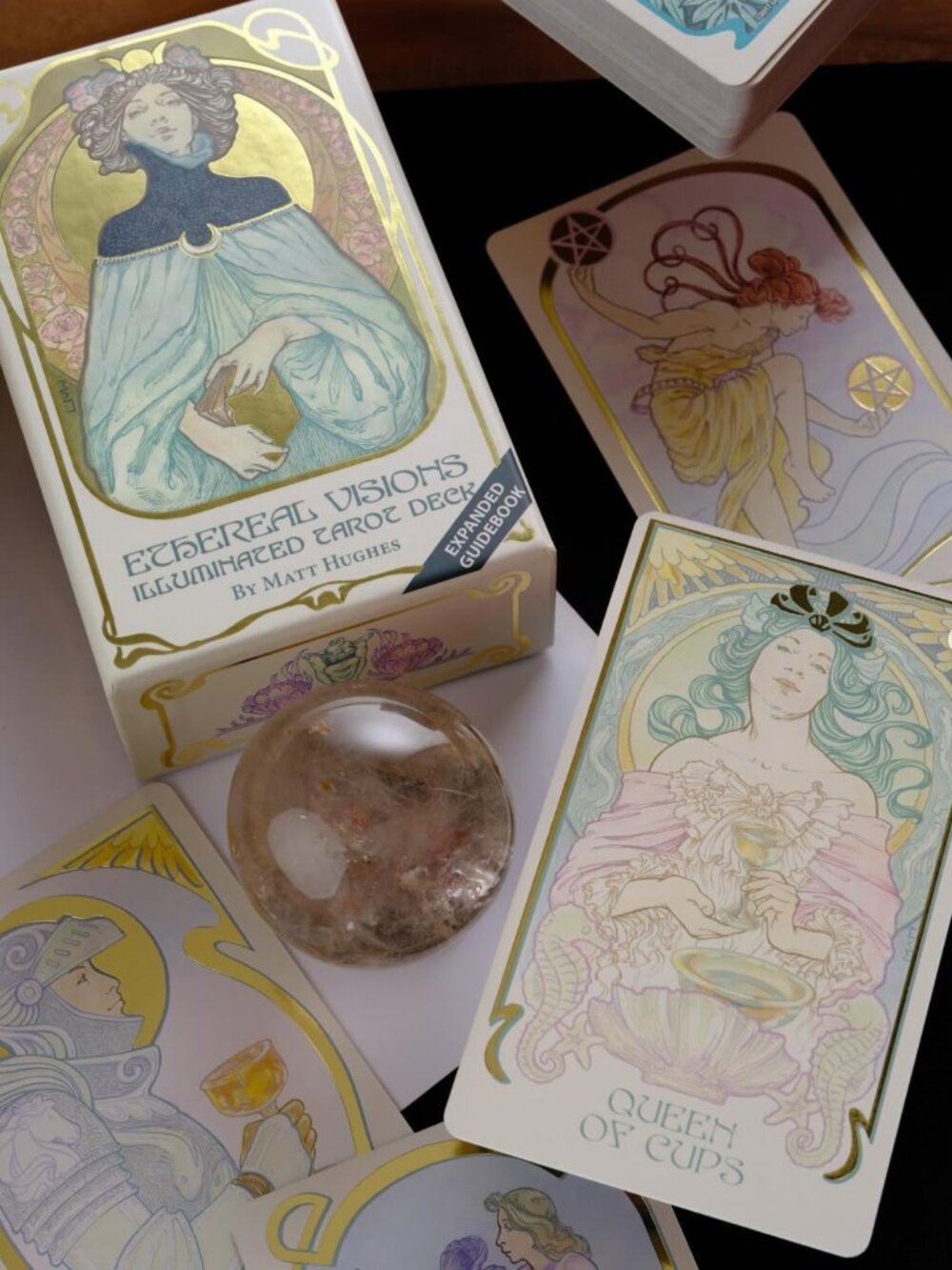 Ethereal Visions: Illuminated Tarot Deck — Illustrated Tarot & Divination Deck |